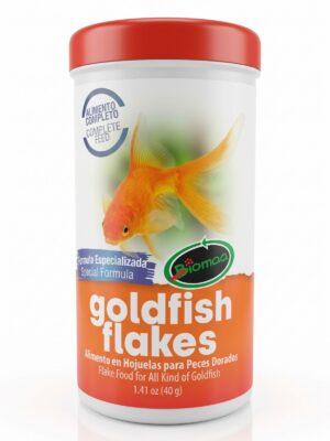 Flakes Food GOLDFISH & ALL HERBIVORE TROPICAL FISH - BIOMAA 1.41oz 40g