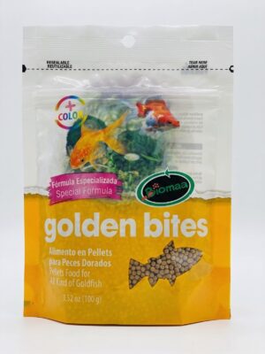 Pellet Food ALL GOLDFISH Color Enhancing - BIOMAA Golden Bites 3.52oz (100g)