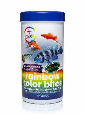 Pellet Food for Fresh water Fish - BIOMAA RAINBOW COLOR BITES 4.93oz 140g